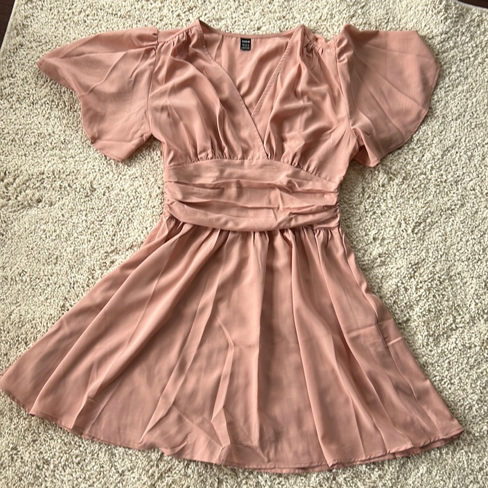 Light Pink Midi Dress